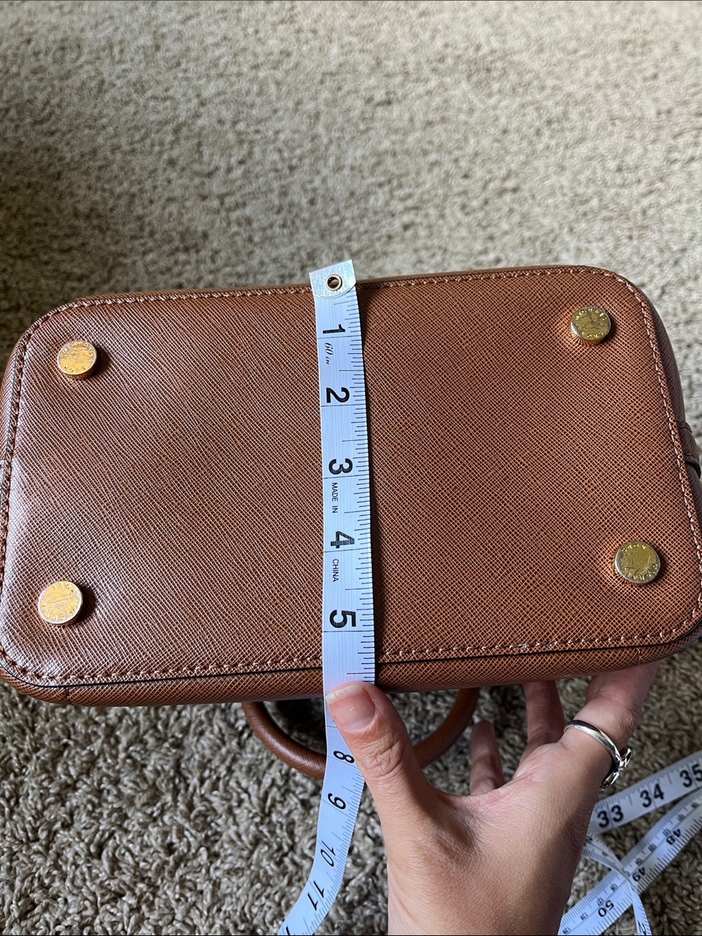 Michael Kors Greenwich Saffiano Leather Grab Bag - Picture 10 of 11